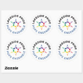Pops Ensemble Sticker (Cirkel Logo) (Vel)