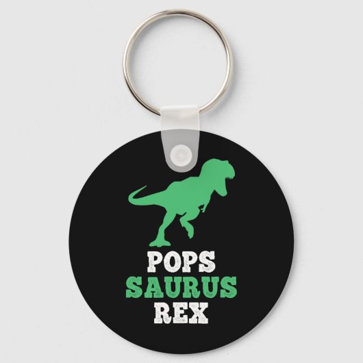 Pops-saurus Rex Dino Dinosaur Funny Popssaurus  Sleutelhanger (Voorkant)