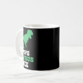 Pops-saurus Rex Dino Dinosaur Grappige Popssaurus Koffiemok (Voorkant links)