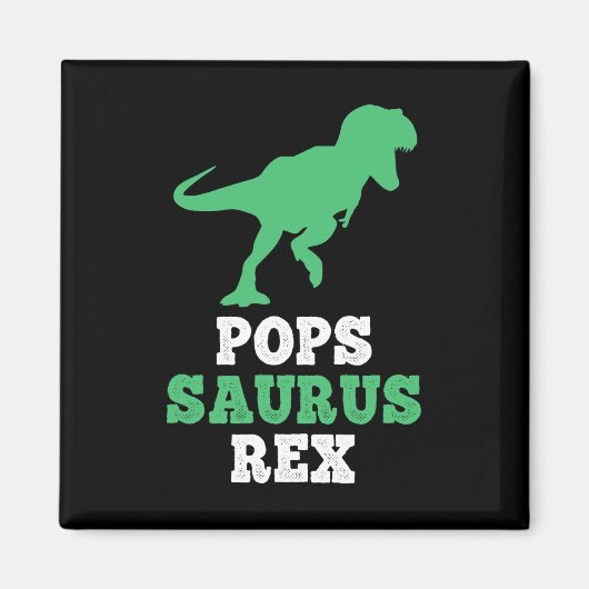 Pops-saurus Rex Dino Dinosaur Grappige Popssaurus  Magneet (Voorkant)