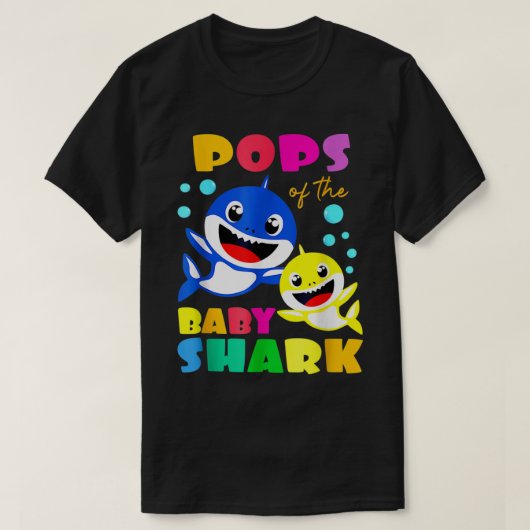 Pops Shark Pops Shark Family Mother's Day  T-shirt (Design voorkant)