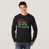 Pops The Man The Myth The Legend Fathers Day T-shirt (Voorkant volledig)