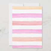 Popsice Cream Birthday Summer Pool Party Kaart (Achterkant)