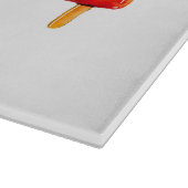 Popsice Cream Summer Glass Cutting Board Snijplank (Hoek)