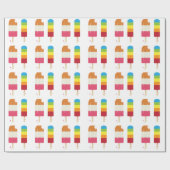 Popsiche, bevroren cadeaupapier (Vlak)