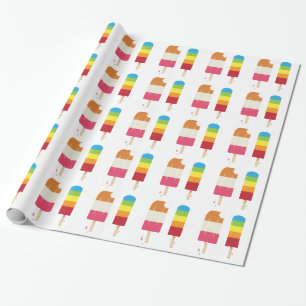 Popsiche, bevroren cadeaupapier