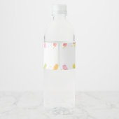Popsiche Ice Cream Water Bottle Label Summer Party Waterfles Etiket (Achterkant)