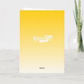 Popsiche op gevouwen Kaart op vrijdag (Achterkant)