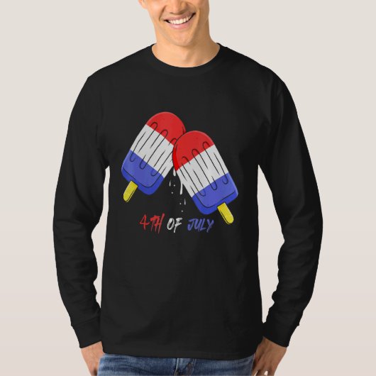 Popsicle 4 juli t-shirt (Voorkant)