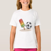 Popsicle and soccer ball t-shirt (Voorkant)