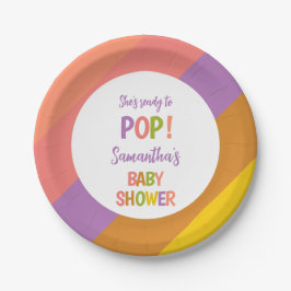 Popsicle baby shower Ice Cream zomerfeest Papieren Bordje