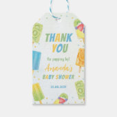 Popsicle Baby shower Summer Party Dank u Cadeaulabel (Voorkant)