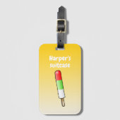 Popsicle Bagage Label (Voorkant (verticaal))