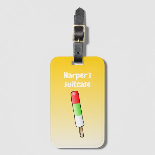 Popsicle Bagage Label (Voorkant (verticaal))