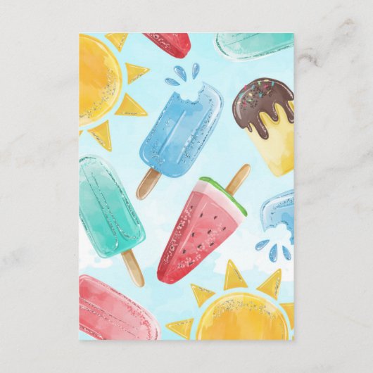 Popsicle bedankbriefje informatiekaartje (Achterkant)