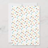 Popsicle Birthday Invitation Kaart (Achterkant)