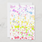 Popsicle Birthday Invitation Kaart (Achterkant)