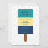Popsicle Birthday Invitation Kaart (Voorkant)