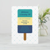 Popsicle Birthday Invitation Kaart (Staand voorkant)