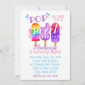 Popsicle Birthday Kaart (Voorkant)