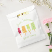 Popsicle Birthday Party Bedankzakje (Gezegeld)