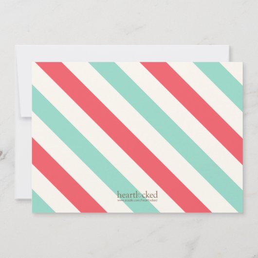 Popsicle Birthday Party Kaart (Achterkant)