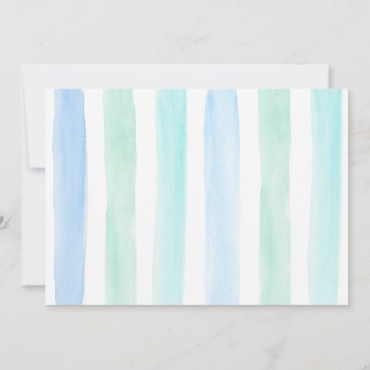 Popsicle Blauw Ombre Chill Met Ons Verjaardag Kaart (Achterkant)