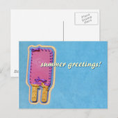 Popsicle-Briefkaart Briefkaart (Voorkant / Achterkant)