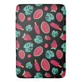 Popsicle, Cherry, aardbei en watermeloenen Badmat (Voorkant Verticaal)