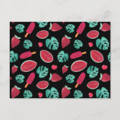 Popsicle, Cherry, aardbei en watermeloenen Briefkaart (Voorkant)