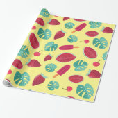Popsicle, Cherry, aardbei en watermeloenen Cadeaupapier (Uitgerold)