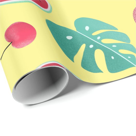 Popsicle, Cherry, aardbei en watermeloenen Cadeaupapier (Rol Hoek)