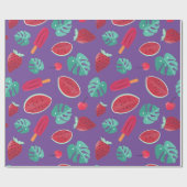 Popsicle, Cherry, aardbei en watermeloenen Cadeaupapier (Vlak)