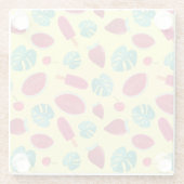 Popsicle, Cherry, aardbei en watermeloenen Glazen Onderzetter (Achterkant)