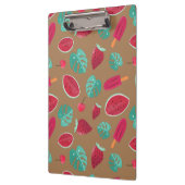 Popsicle, Cherry, aardbei en watermeloenen Klembord (Links)