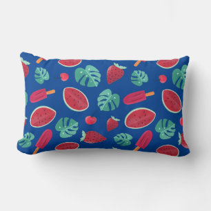 Popsicle, Cherry, aardbei en watermeloenen Kussen