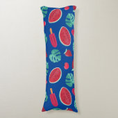 Popsicle, Cherry, aardbei en watermeloenen Lichaamskussen (Voorkant Verticaal)