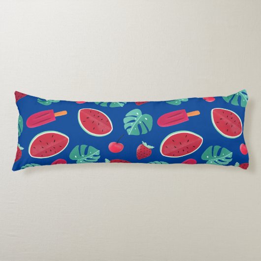 Popsicle, Cherry, aardbei en watermeloenen Lichaamskussen (Voorkant)