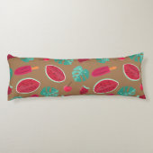 Popsicle, Cherry, aardbei en watermeloenen Lichaamskussen (Achterkant)