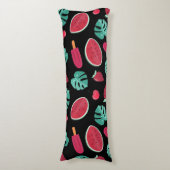 Popsicle, Cherry, aardbei en watermeloenen Lichaamskussen (Voorkant Verticaal)