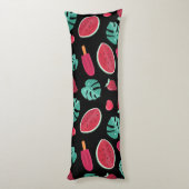 Popsicle, Cherry, aardbei en watermeloenen Lichaamskussen (Achterkant (Verticaal))