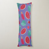 Popsicle, Cherry, aardbei en watermeloenen Lichaamskussen (Achterkant (Verticaal))