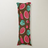 Popsicle, Cherry, aardbei en watermeloenen Lichaamskussen (Voorkant Verticaal)