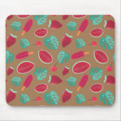 Popsicle, Cherry, aardbei en watermeloenen Muismat (Voorkant)