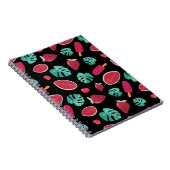 Popsicle, Cherry, aardbei en watermeloenen Notitieboek (Rechterzijde)