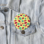 Popsicle, Cherry, aardbei en watermeloenen Ronde Button 7,6 Cm (In situ)