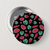 Popsicle, Cherry, aardbei en watermeloenen Ronde Button 7,6 Cm (Voorkant /achterkant)