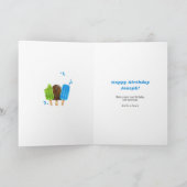 Popsicle Custom Age Boy Super Cool Birthday Kaart (Binnen)