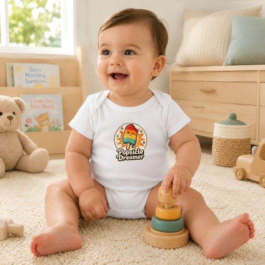 Popsicle Dromer Retro Baby Body Pak Romper
