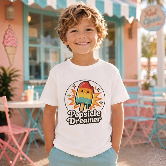 Popsicle Dromer Retro T-Shirts voor Kinderen